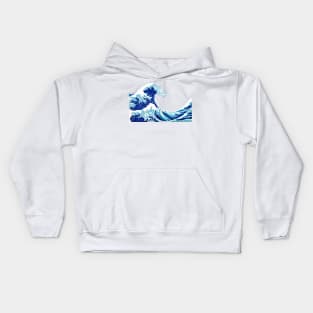 Under the Wave off Kanagawa (Kanagawa oki nami ura) Kids Hoodie